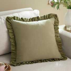 Wylder Effie Filled Cushion Green - 45x45cm