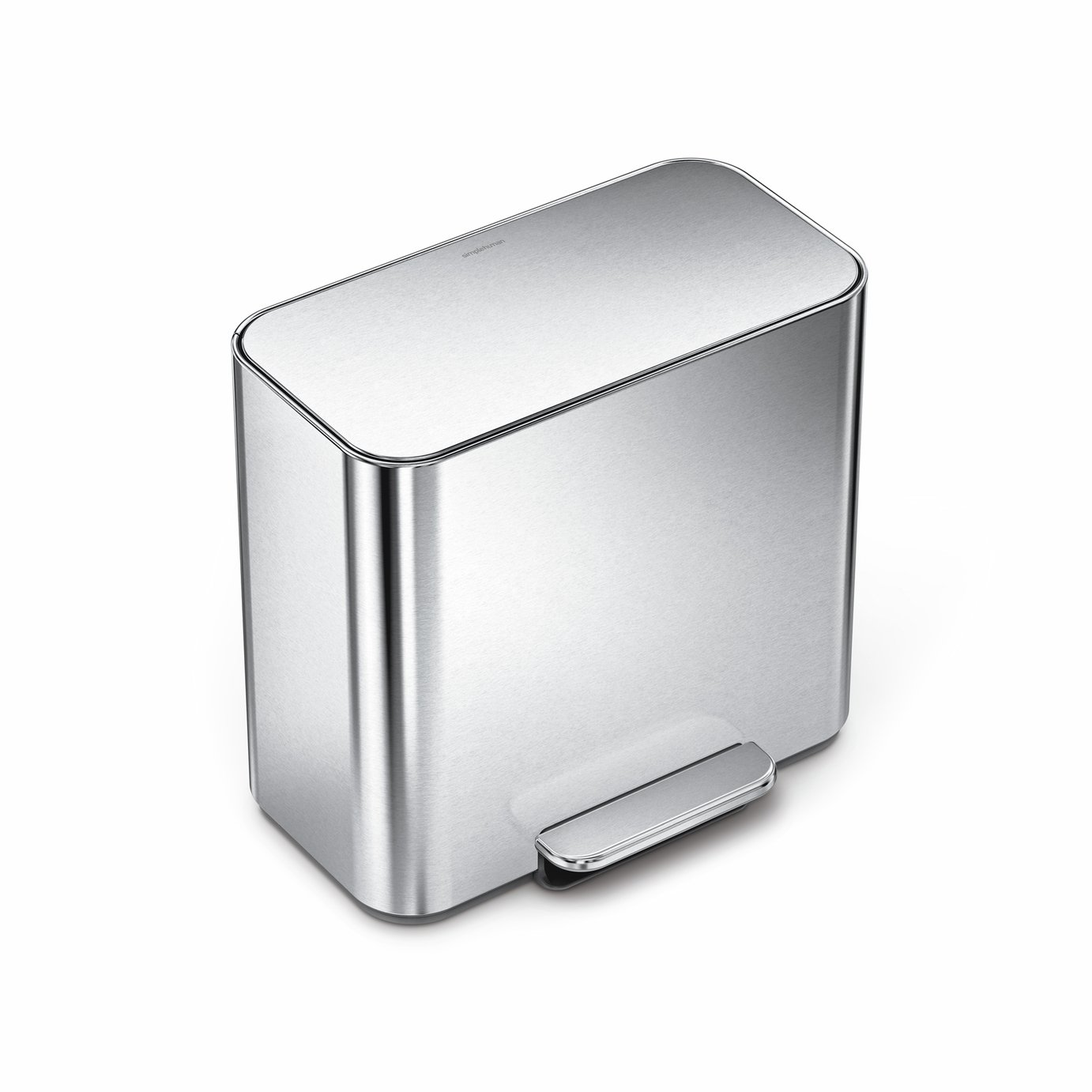 Simplehuman 15 Litre Stainless Steel Mini Recycler Pedal Bin