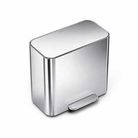 Simplehuman 15 Litre Stainless Steel Mini Recycler Pedal Bin