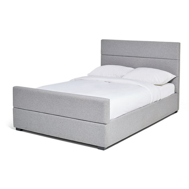 Buy Habitat Costa Fabric Single Ottoman Bed Frame - Grey | Ottoman and storage beds | Habitat