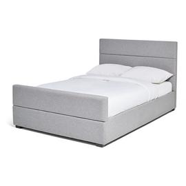 Habitat Costa Ottoman Single Fabric Bed Frame - Grey