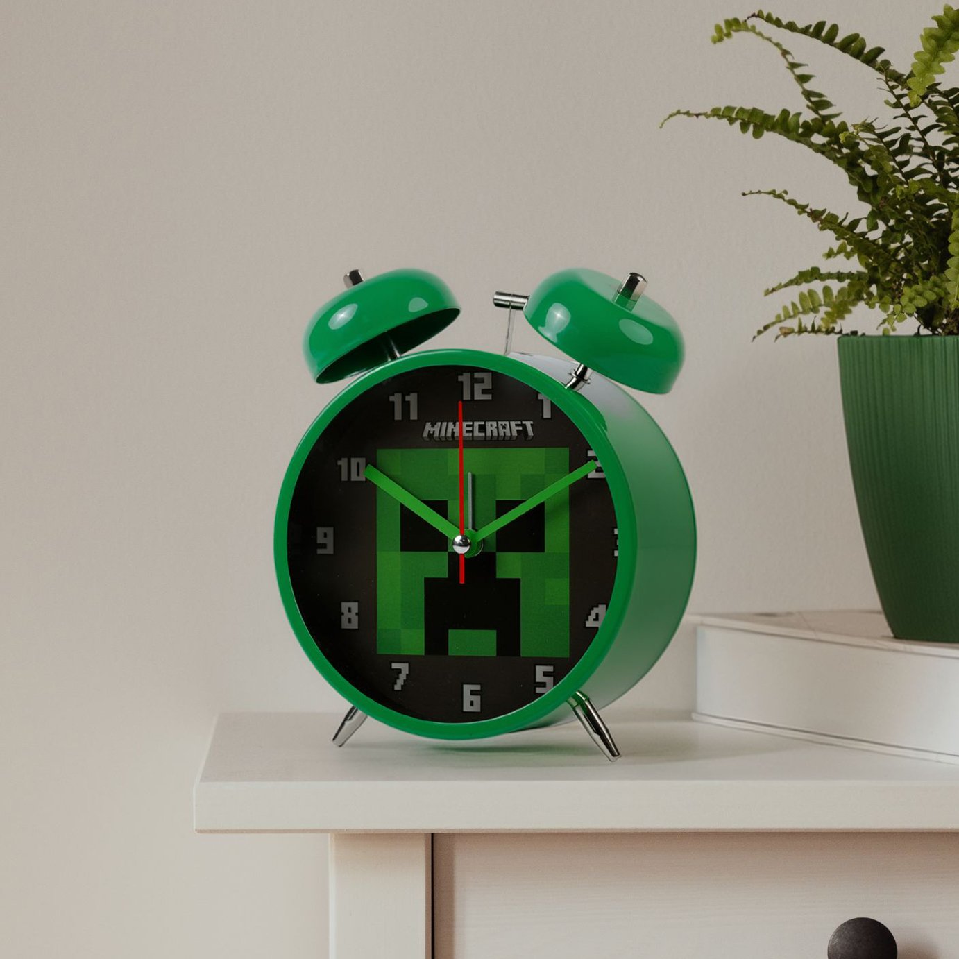 Minecraft Kids Alarm Clock - Green