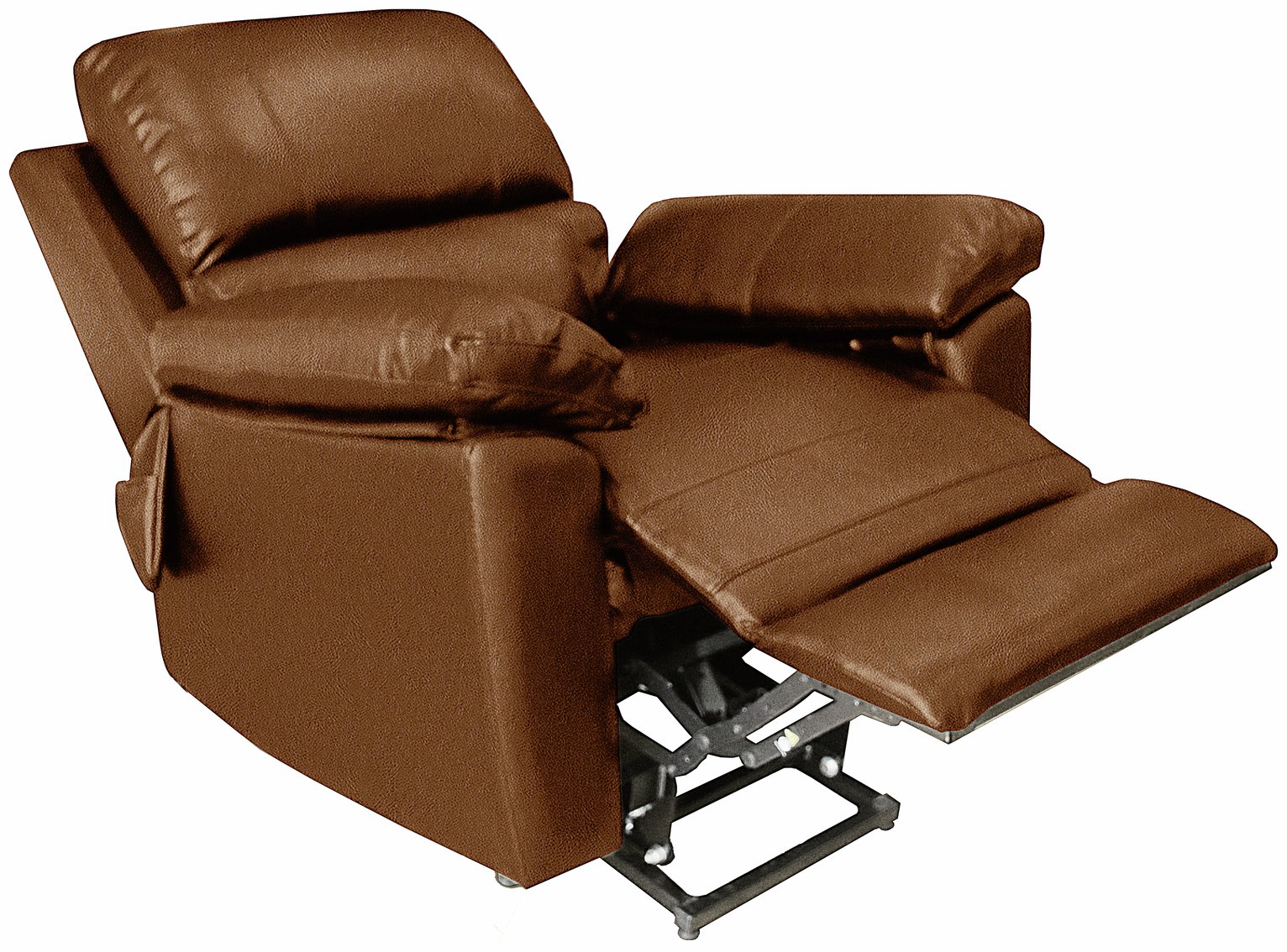 Argos Home Toby Faux Leather Rise & Recliner Chair - Tan