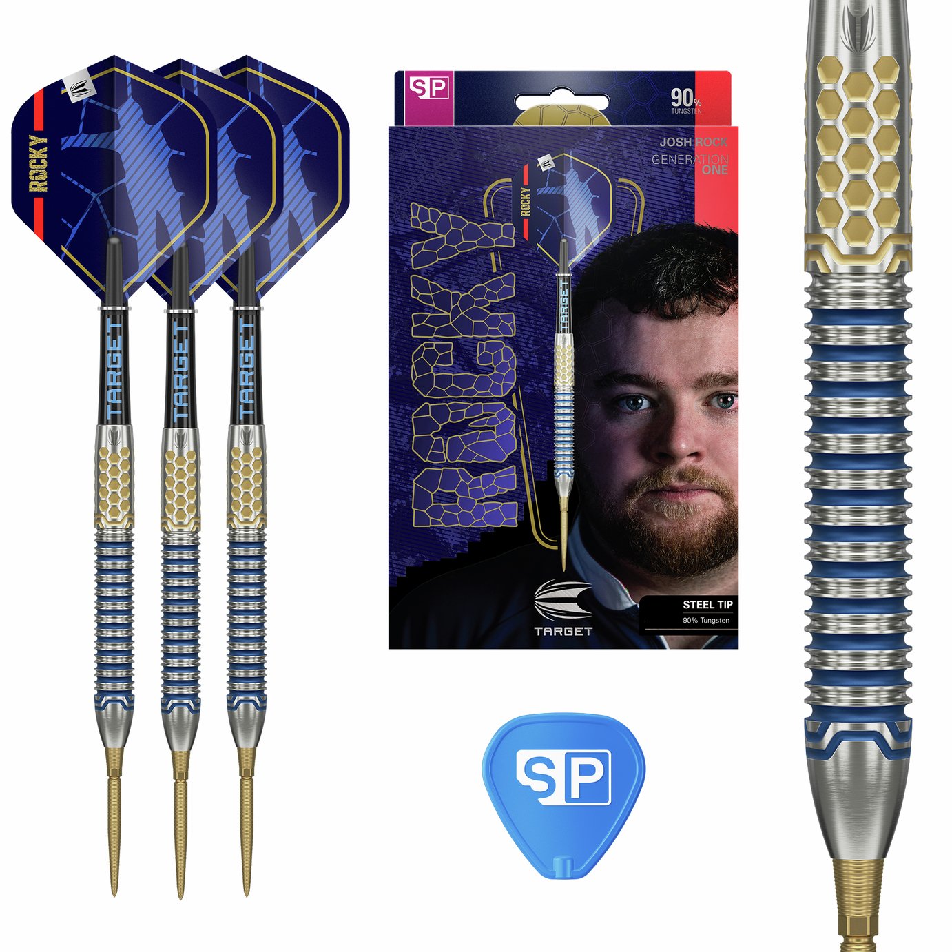 Target Darts Josh Rock Generation 1 24g 90% Tungsten Darts