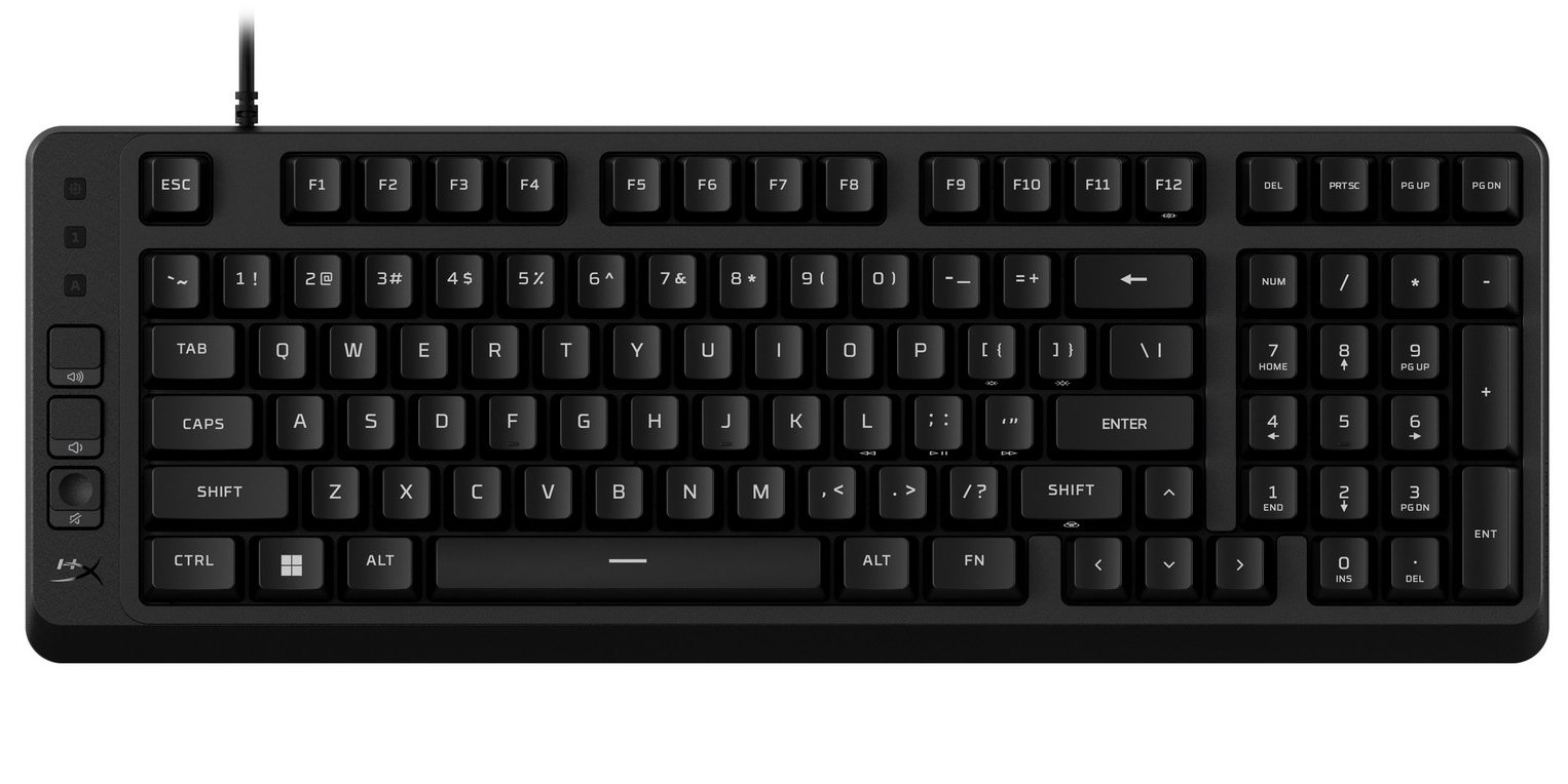 HyperX Eve 1800 Wired Gaming Keyboard - Black