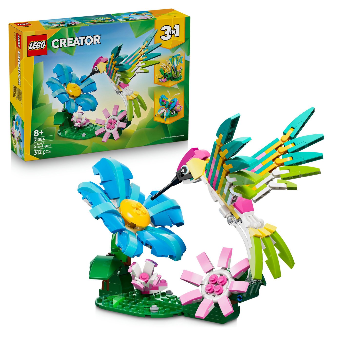 LEGO Creator 3in1 Wild Animals: Colourful Hummingbird 31384
