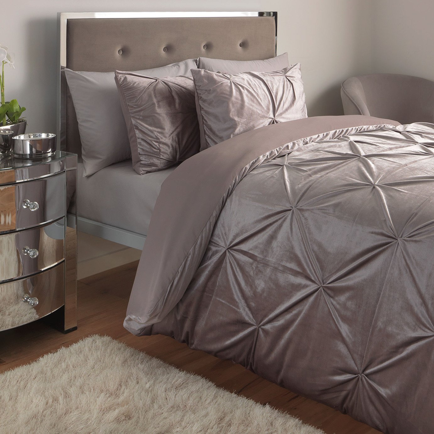 silver bedding