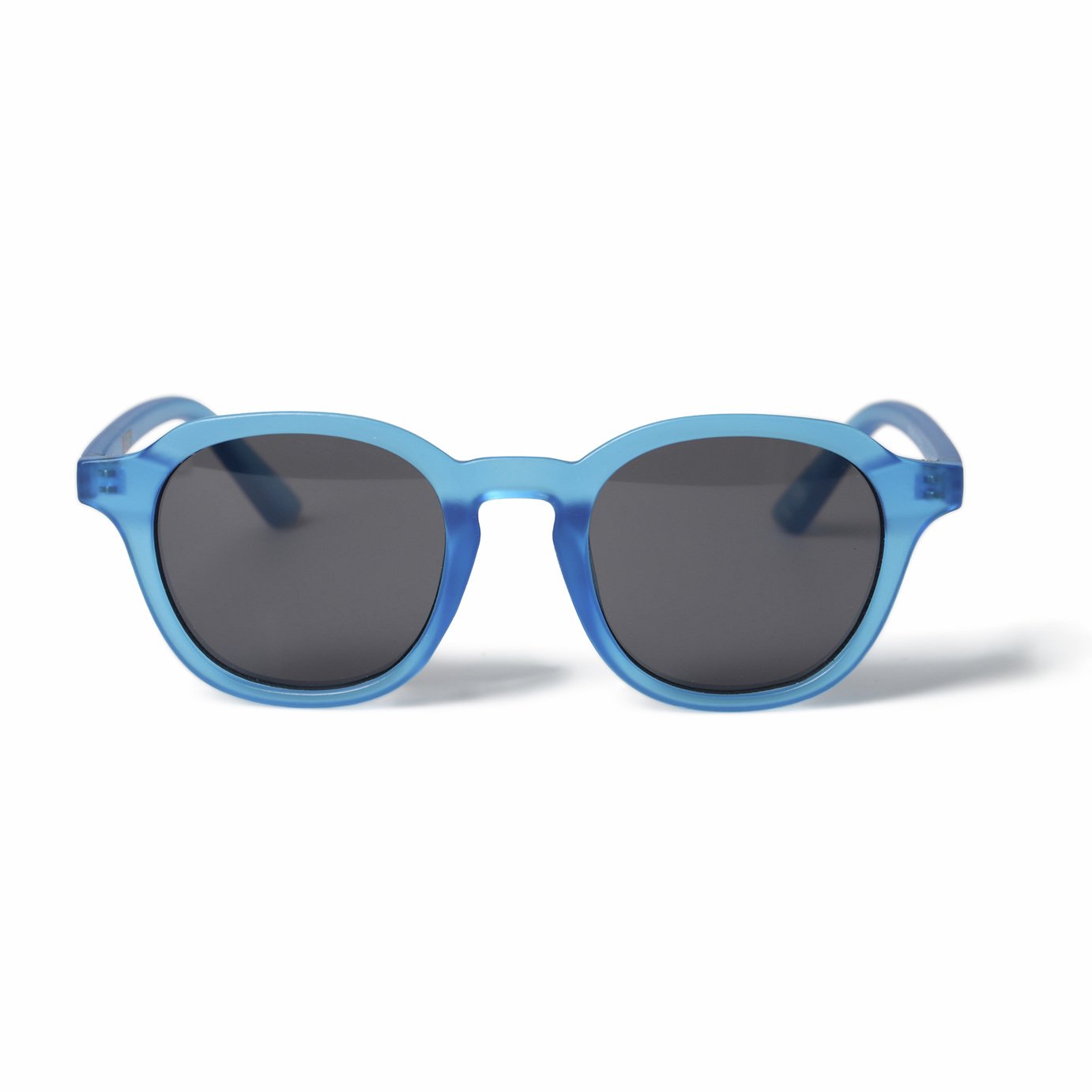 Flitzy Blue Oval Sunglasses