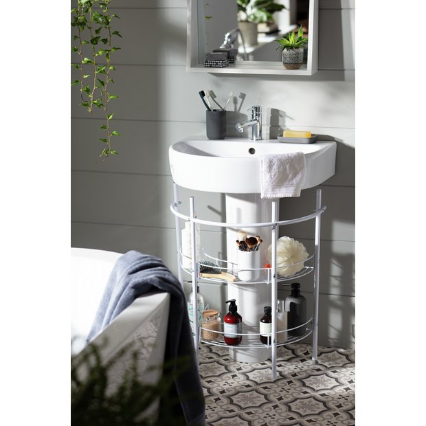 Argos bathroom storage deals stool