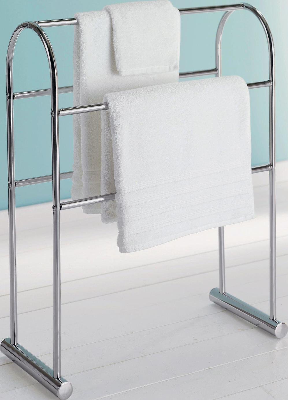 Argos Home Traditional 5 Tier Freestanding Towel Rail Chrome