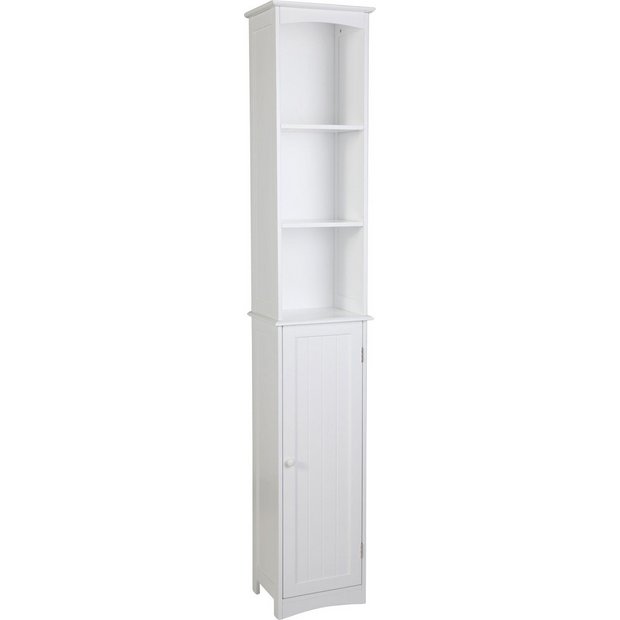 Buy HOME Tongue and Groove Tall Cabinet - White at Argos.co.uk - Your ...