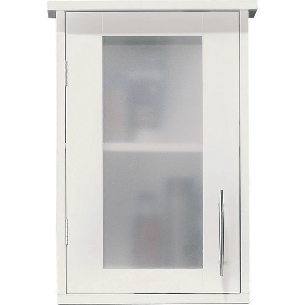 Buy Hygena Frosted Insert Bathroom Wall Cabinet - White at ...