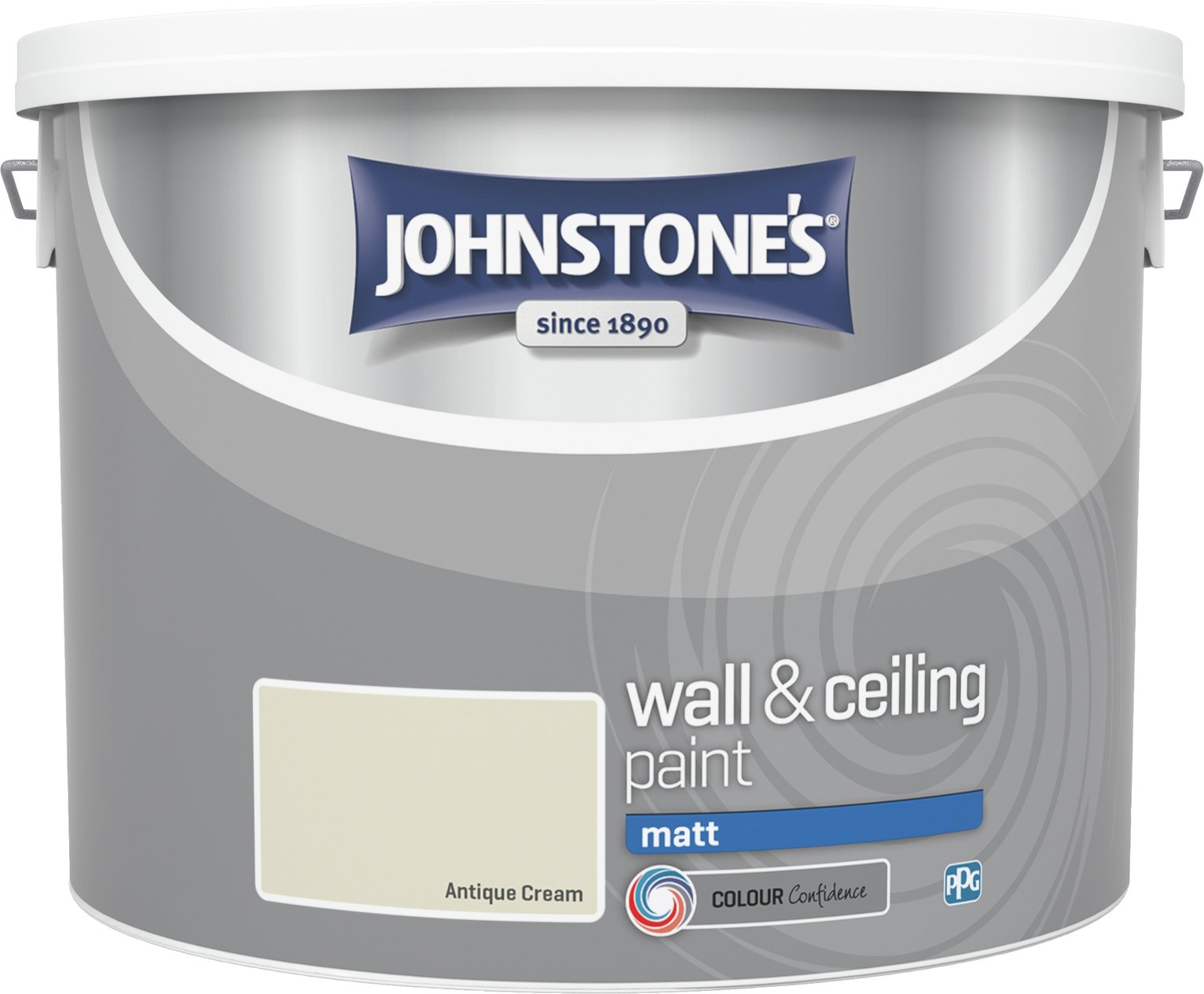 Johnstone's Wall & Ceiling Matt Paint - Antique Cream - 10L