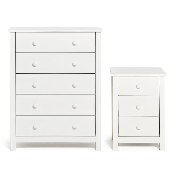 Bedroom storage store units argos