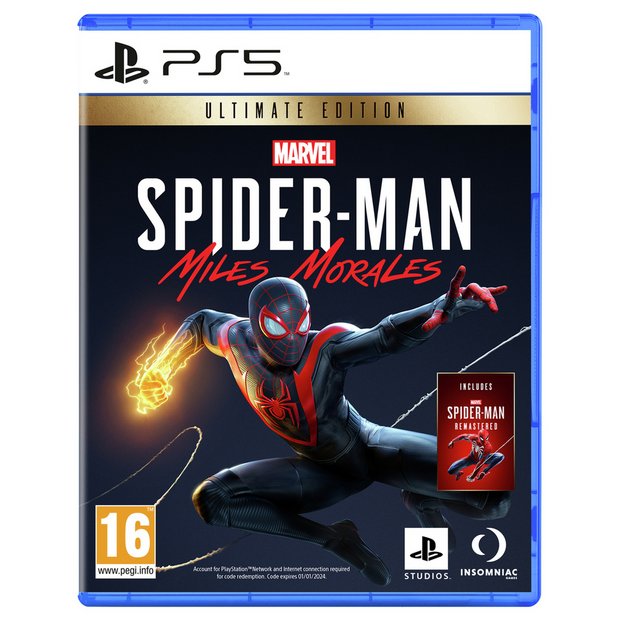 Buy Marvel's Spider-Man Miles Morales Ultimate Edition PS5 Game | PS5 games | Argos