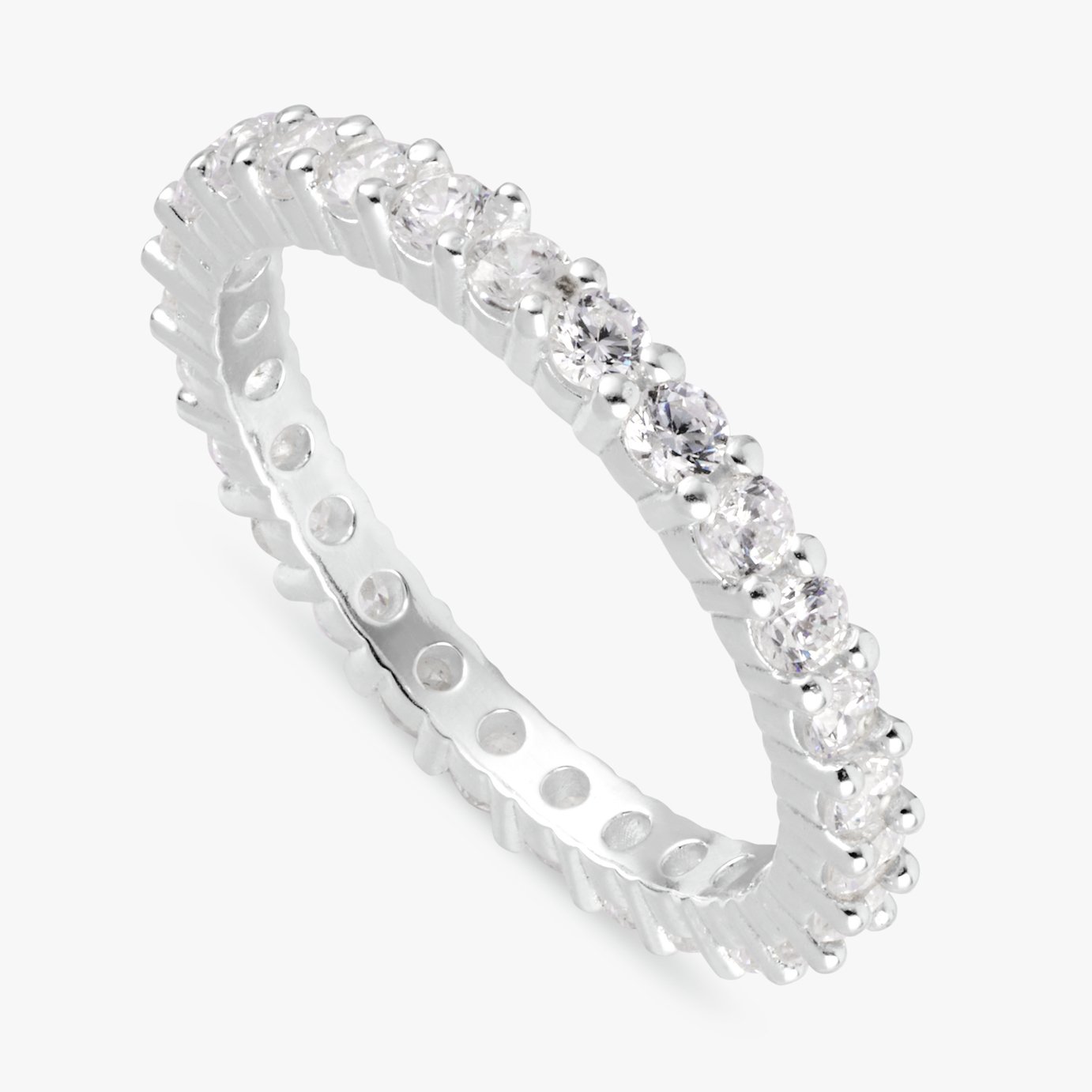 Revere Sterling Silver Eternity Band Ring