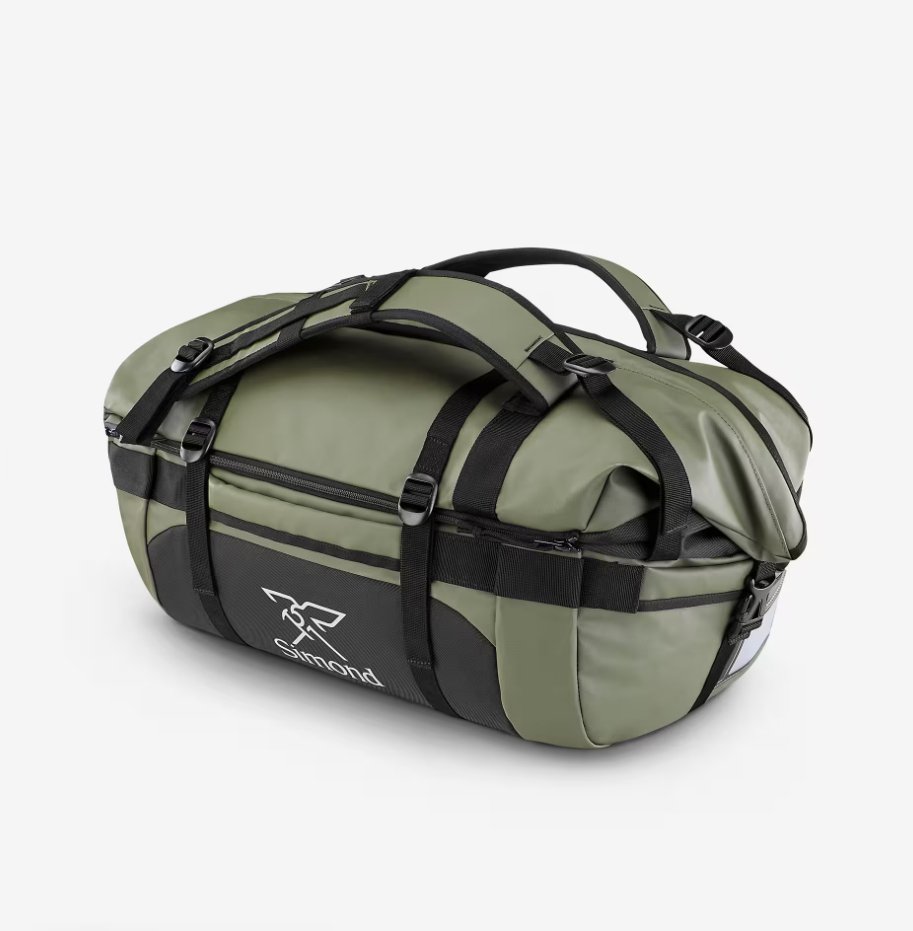 Decathlon 40-60L Duffel Bag - Green