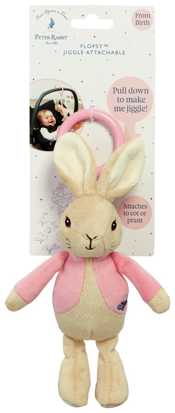 Peter Rabbit Flopsy Jiggle Stroller Toy