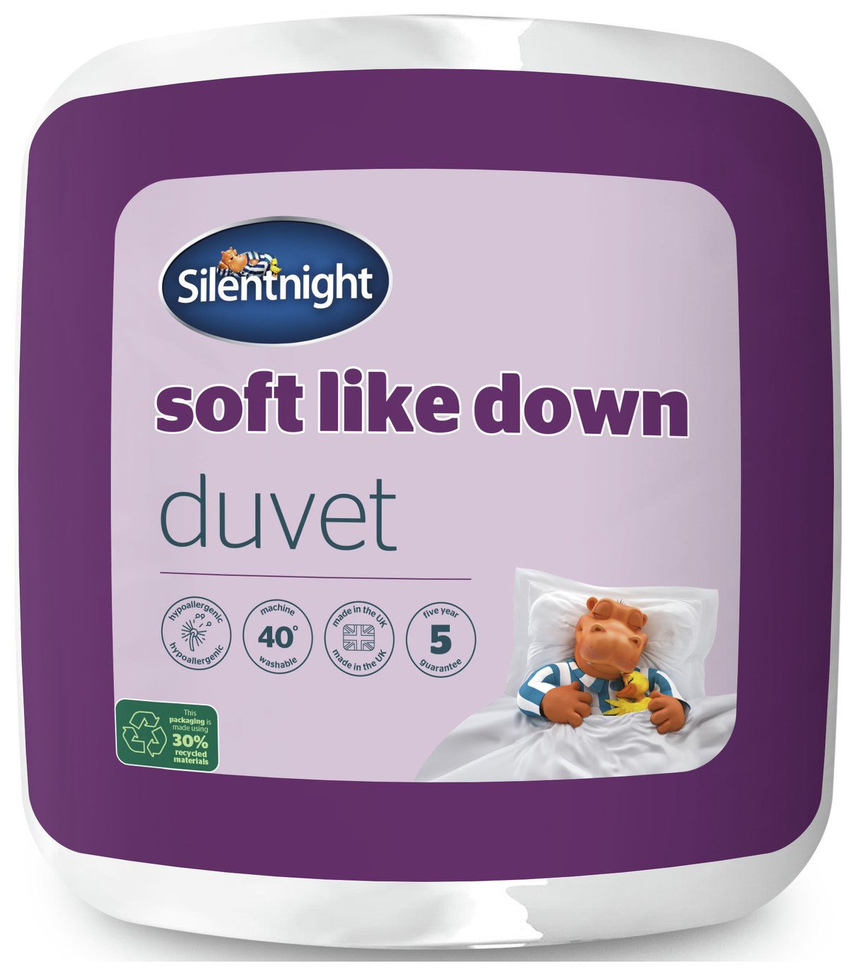 Silentnight Soft Like Down 15 Tog Duvet - King size