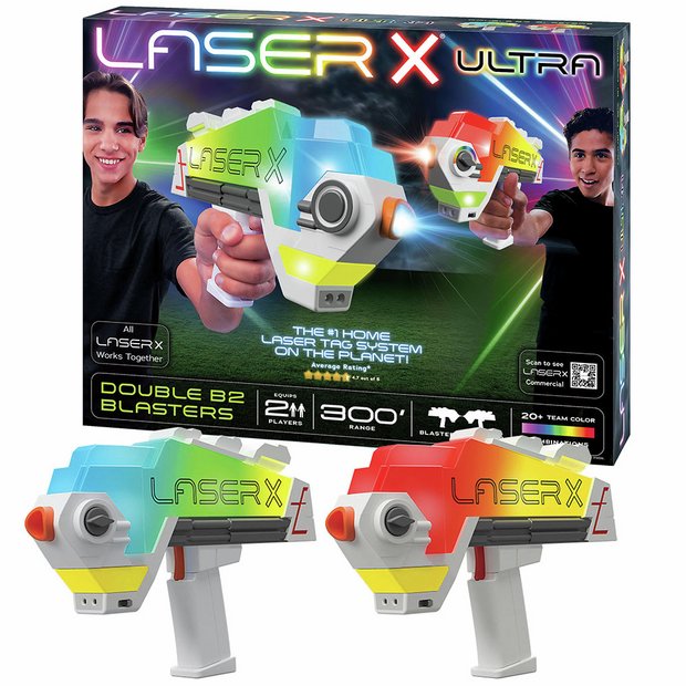 LASER Xのレーザー銃のおもちゃ Buy Laser X Ultra Laser Tag Blaster Game | Blasters | Argos