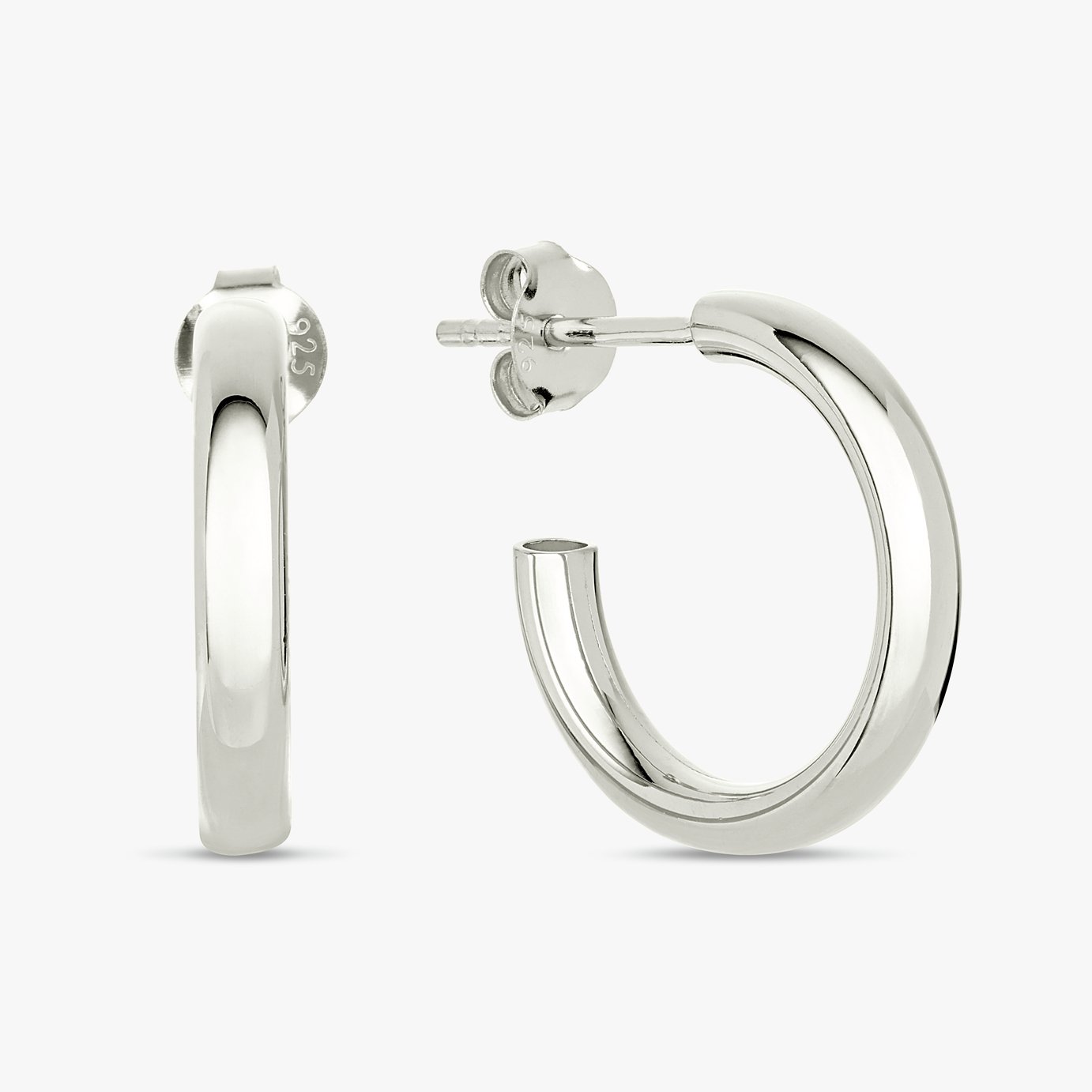 Revere Sterling Silver Huggies Hoop Earrings