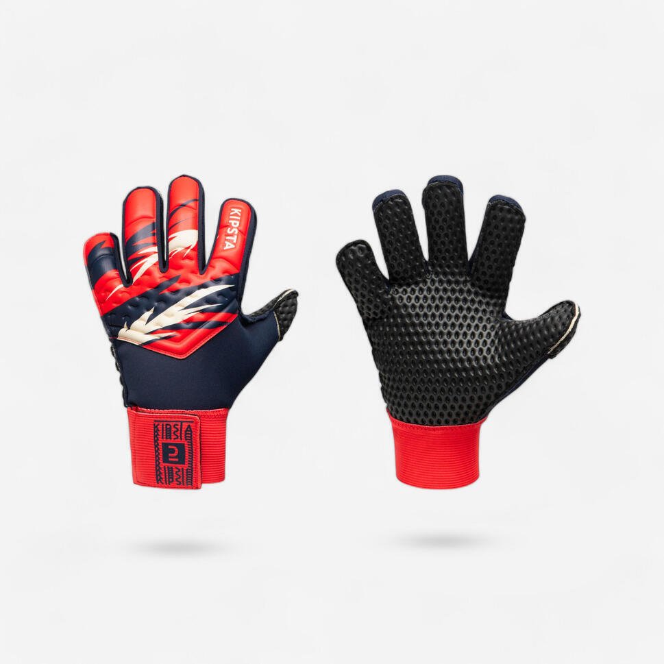 Decathlon F100 Superresist Goalkeeper Gloves - Size 4