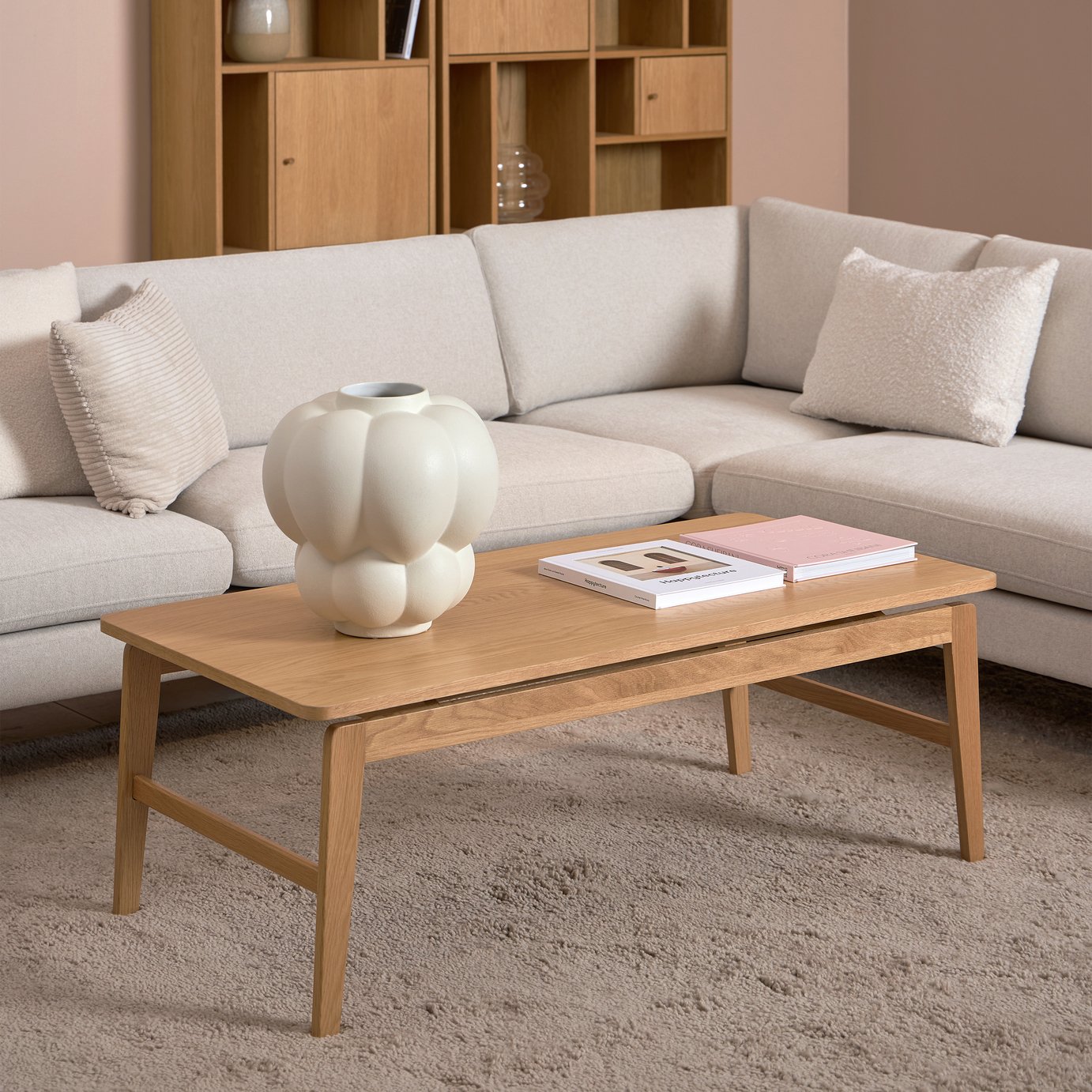 Furniture To Go Essex Rectangular Coffee Table - Natural