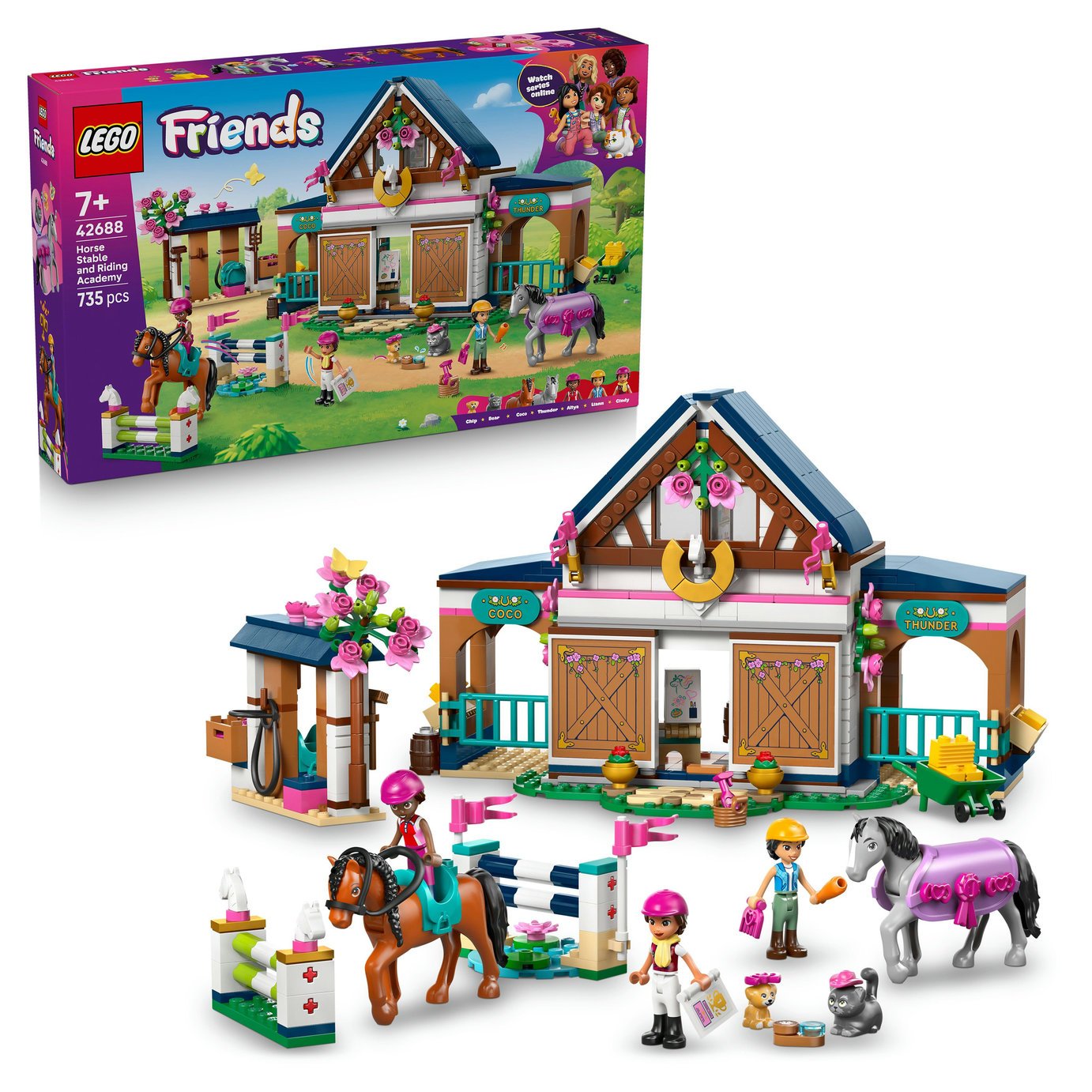 LEGO Friends Horse Stable and Riding Academy 42688
