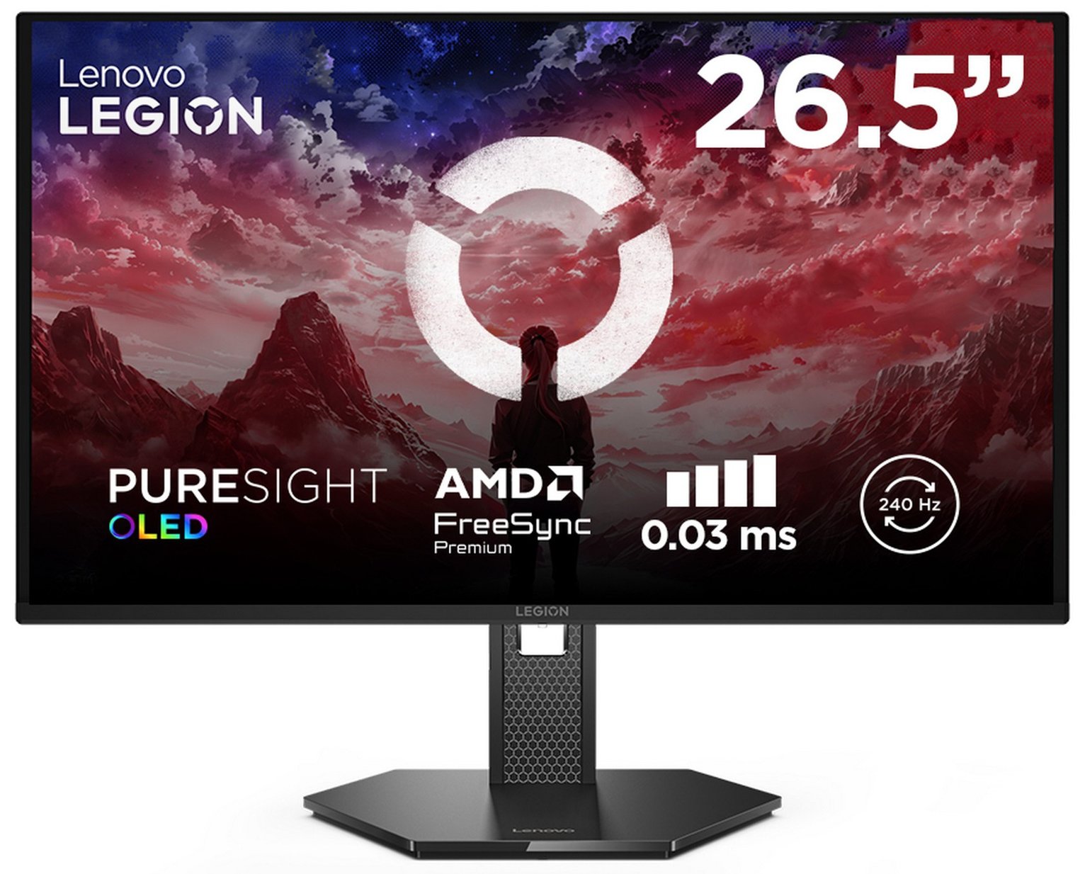 Lenovo Legion 27Q-10 OLED 26.5 Inch 240Hz QHD Gaming Monitor