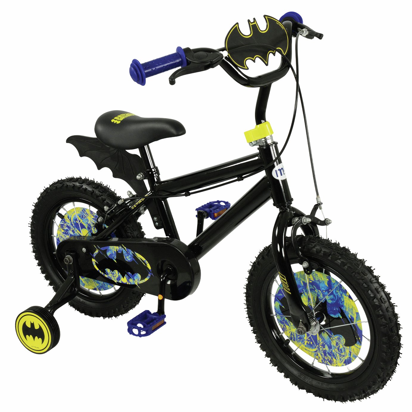Batman 14 Inch Wheel Size Kids Beginner Bike