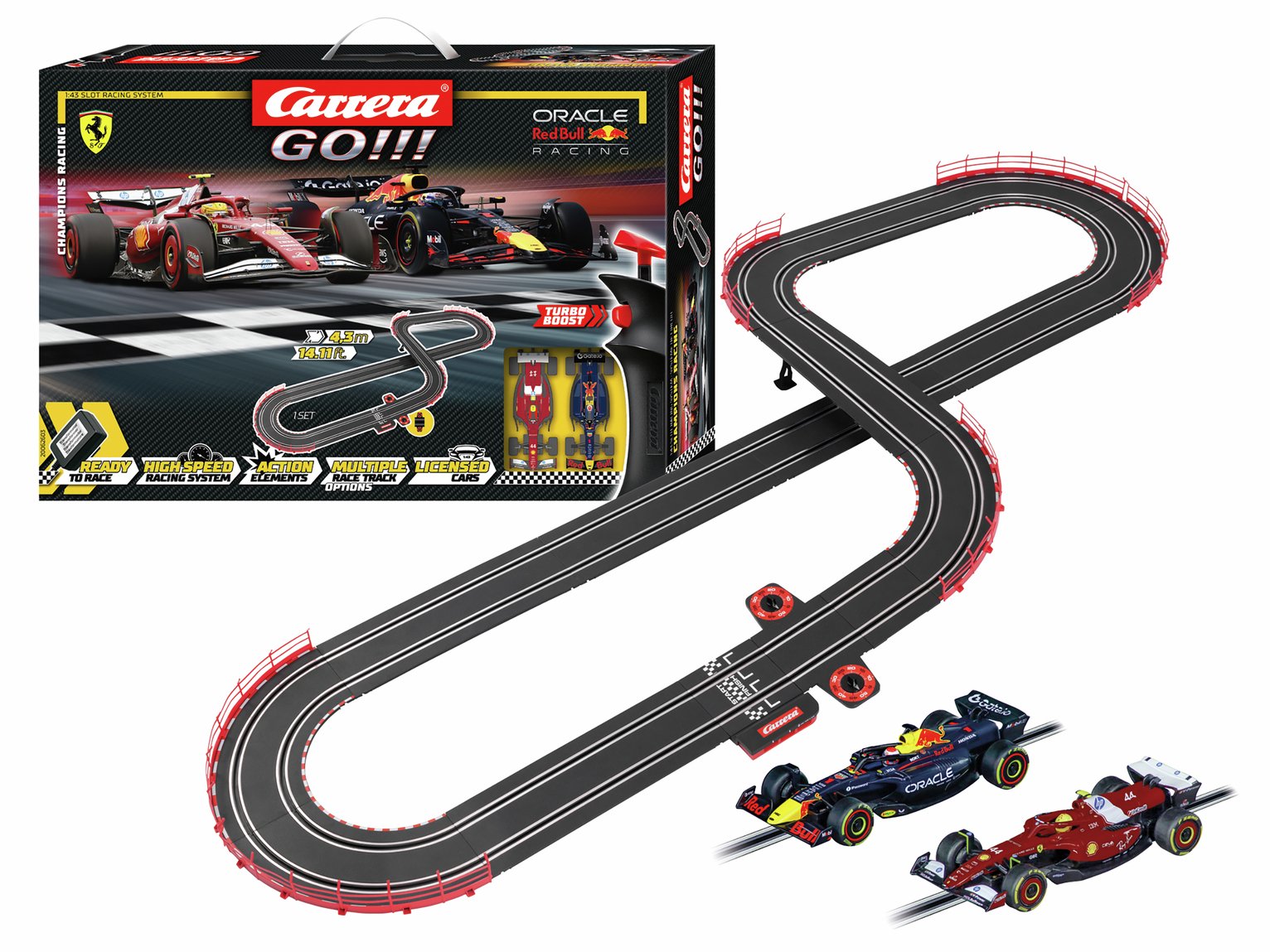 Carrera GO Champion's Racing F1 Slot Racing Set