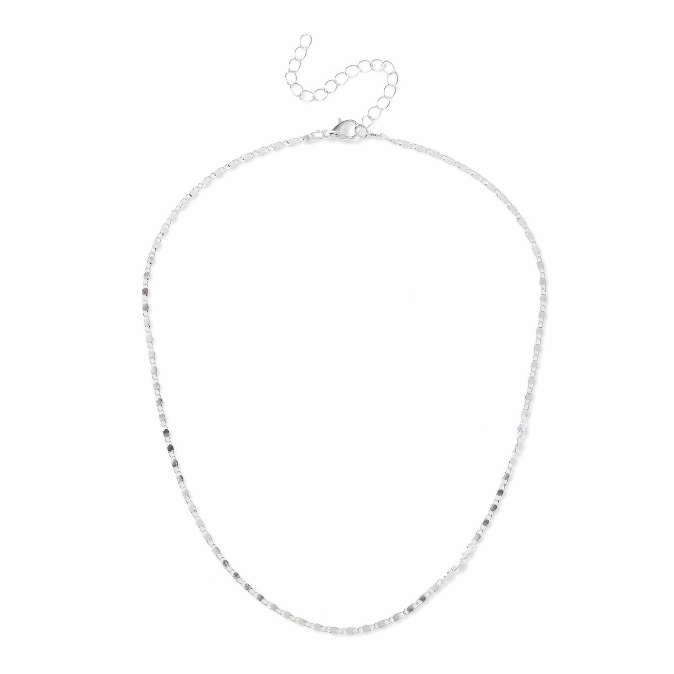 Freedom Silver Delicate Chain Necklace