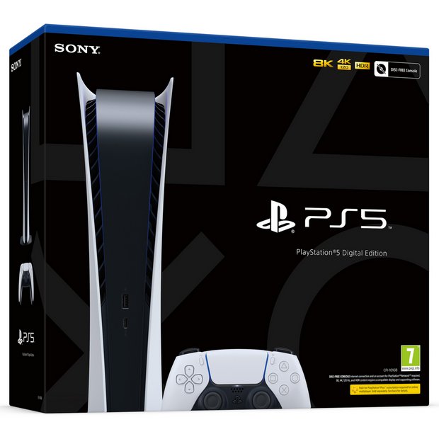 Buy Sony Playstation 5 Digital Console Ps5 Consoles Argos