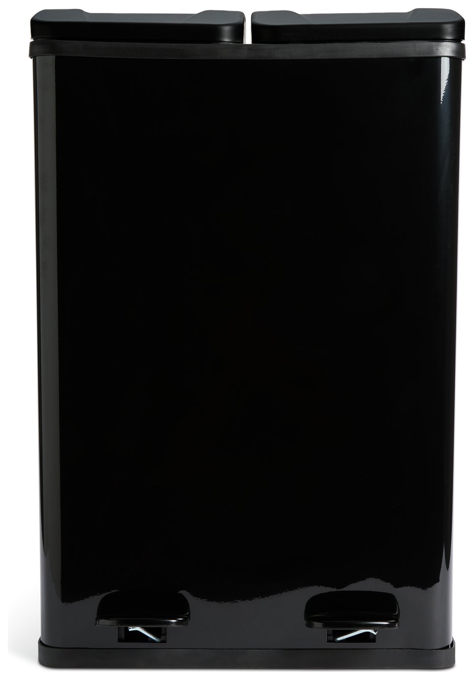 Habitat 60 Litre Twin Compartment Pedal Bin - Black