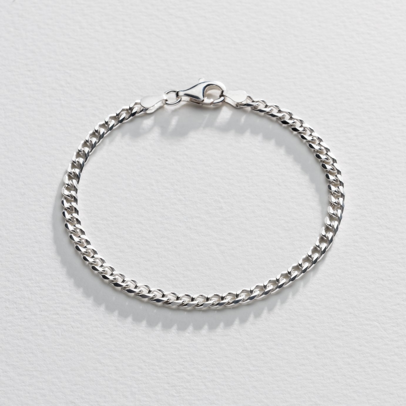 Revere Sterling Silver 8 inch Solid Curb Bracelet