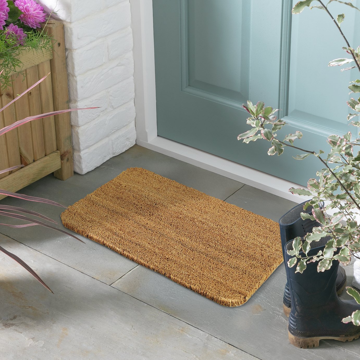 Argos Home Plain Flatweave Doormat