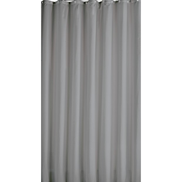 Buy Argos Home Shower Curtain Flint Grey Shower Curtains Argos