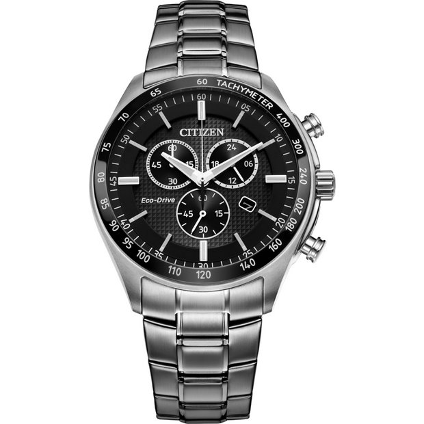 Buy Citizen Men's Chronograph Stainless Steel Bracelet Watch | Men's watches  | Argos