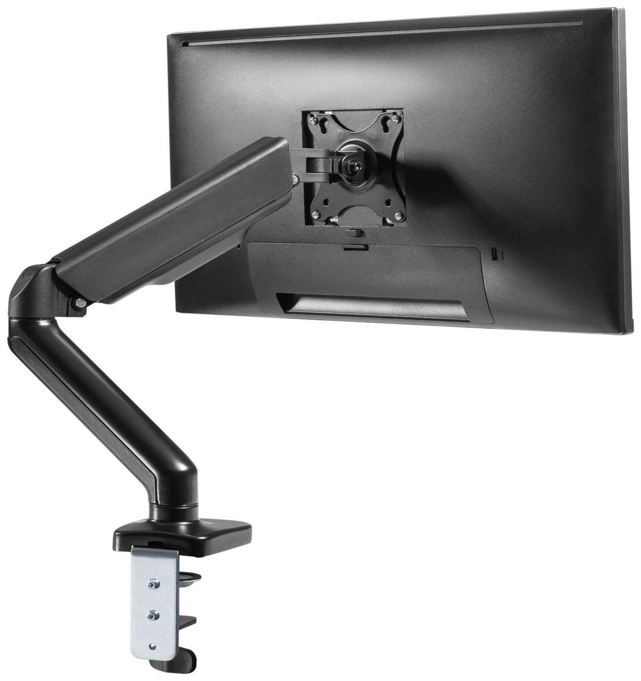 ProperAV Swing Arm Desk Monitor Mount Gas Spring 17-32 Inch