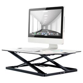 Proper AV Sit-Stand Up PC Desk Workstation - White