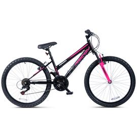 Piranha Frenzy 24 inch Wheel Size Kids Mountain Bike - Pink