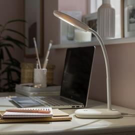 Habitat Silby Soft Touch LED Desk Lamp - White