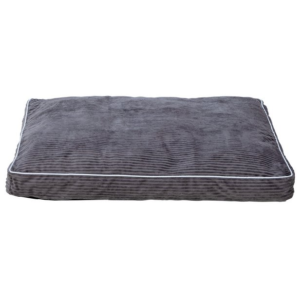 Buy Grey Cord Pet Mattress Large Dog beds Argos