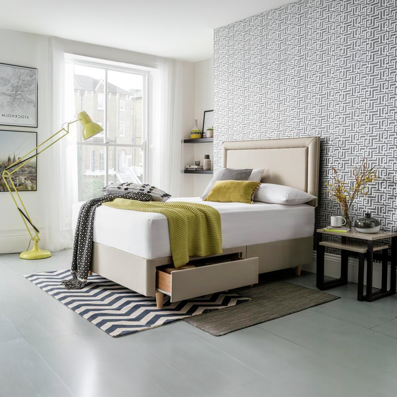 Silentnight Toulouse Divan Base & Headboard