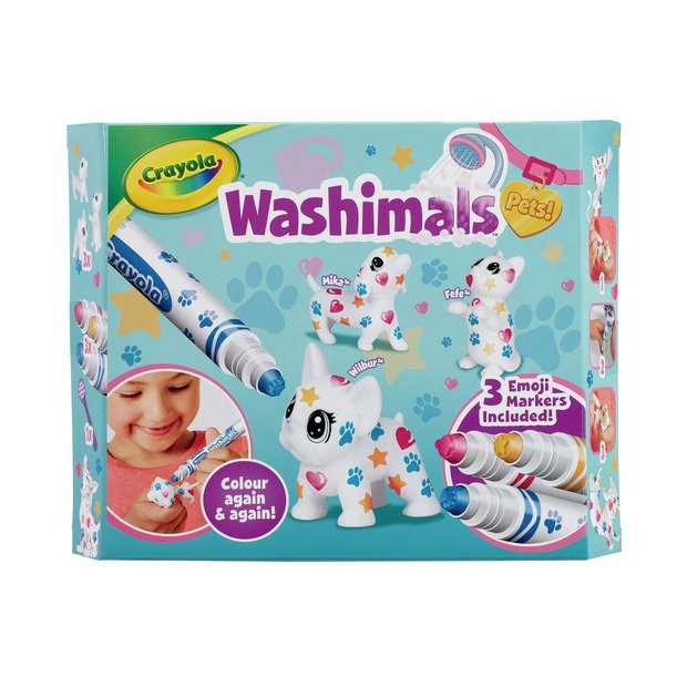 Buy Crayola Washimals 3 Pack Drawing and painting toys Argos