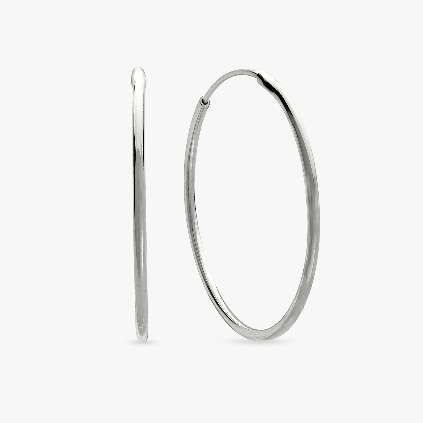 Revere Sterling Silver 21mm Sleeper Hoop Earrings