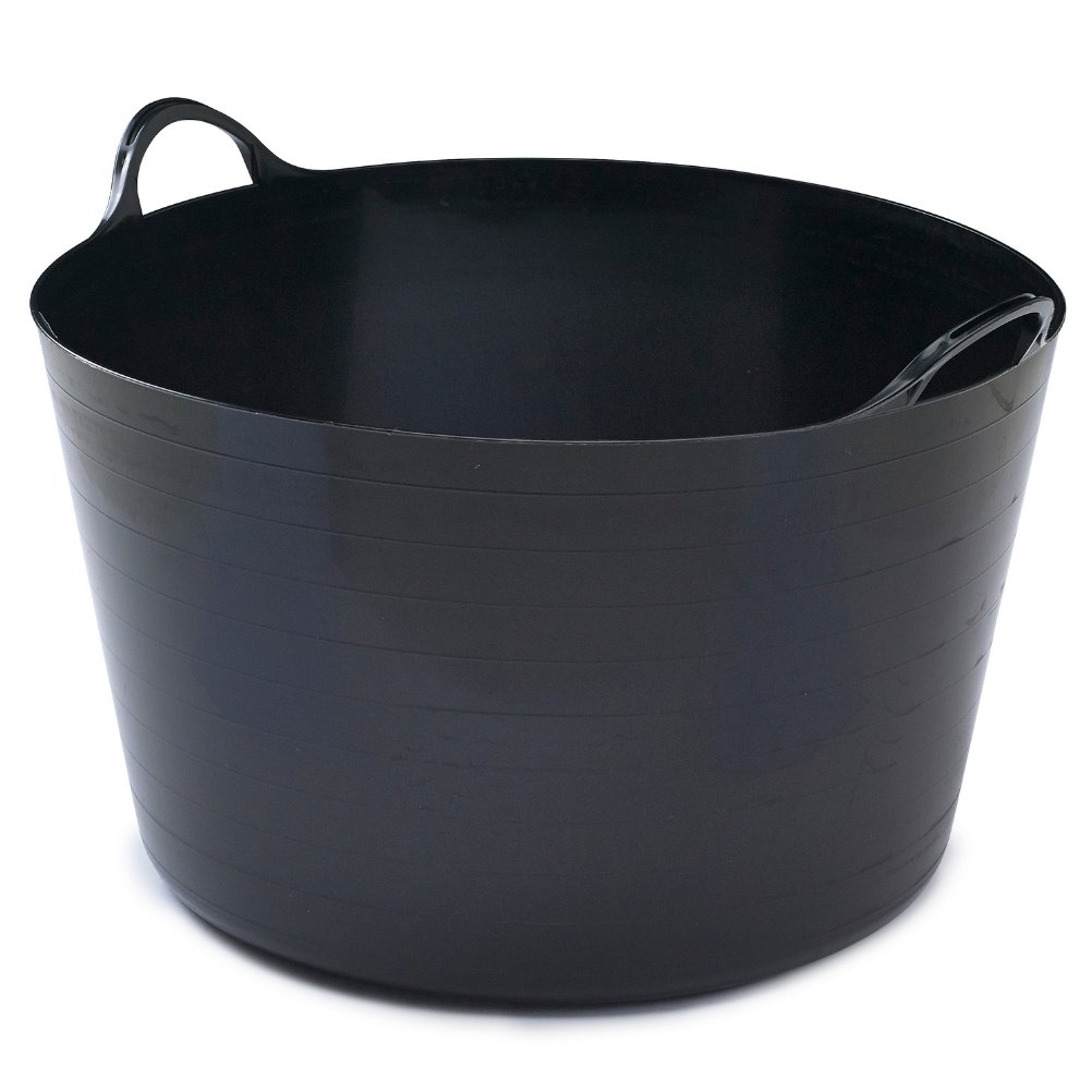 Whitefurze Flexible Tub 75L - Black