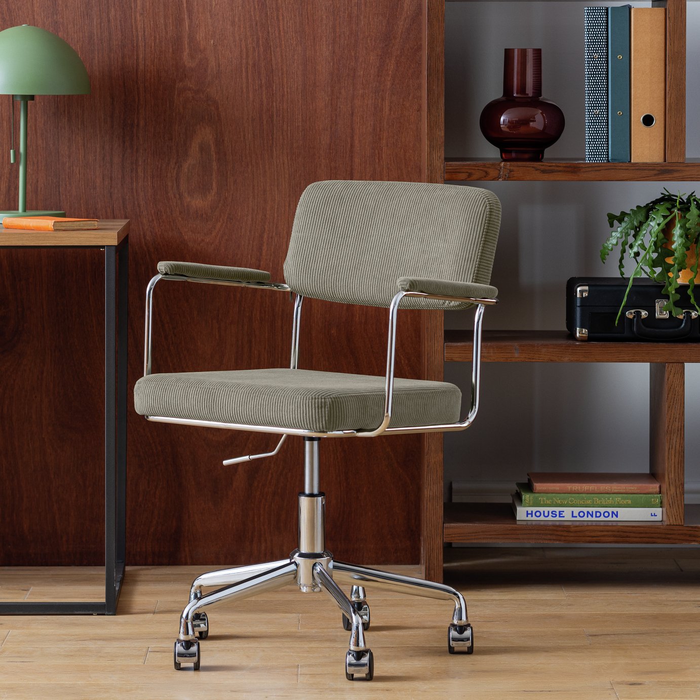 Habitat Ezra Metal Chair -  Taupe