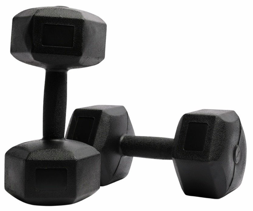 Northern Plastic Hex Dumbbells Set - 2 x 3Kg