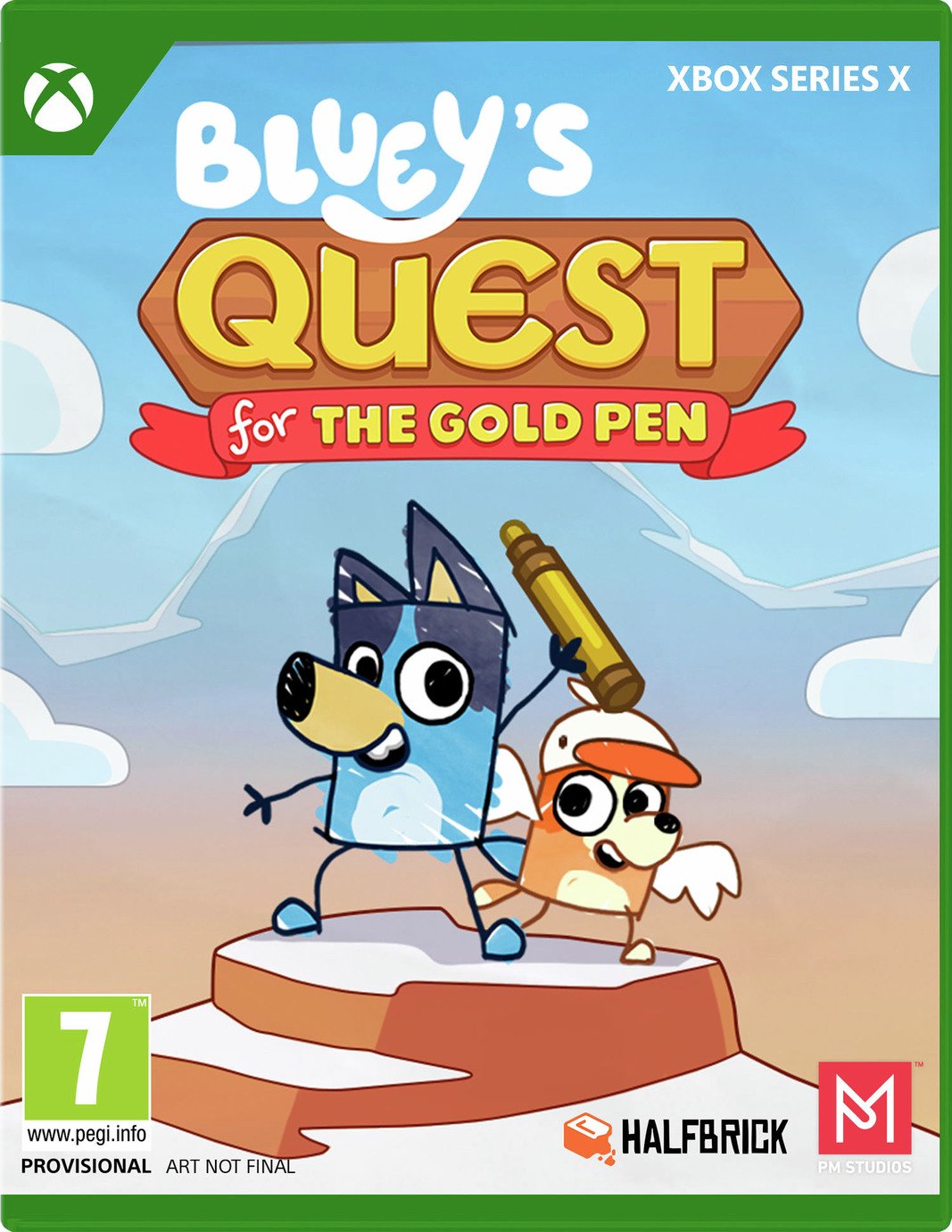 Bluey's Quest for The Gold Pen Xbox Series X Game Pre-Order